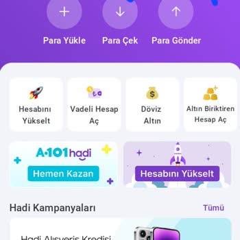 A101 Hadi Kartı İle Gönderilen Para Hesabıma Ulaşmadı: Çözüm Bekliyorum