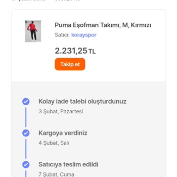 Eşofman Takımının İadesinde Uzayan Süreç