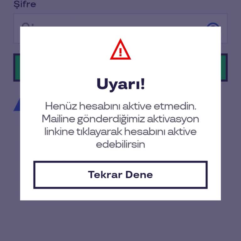 Doğrulama Maili Sorunu