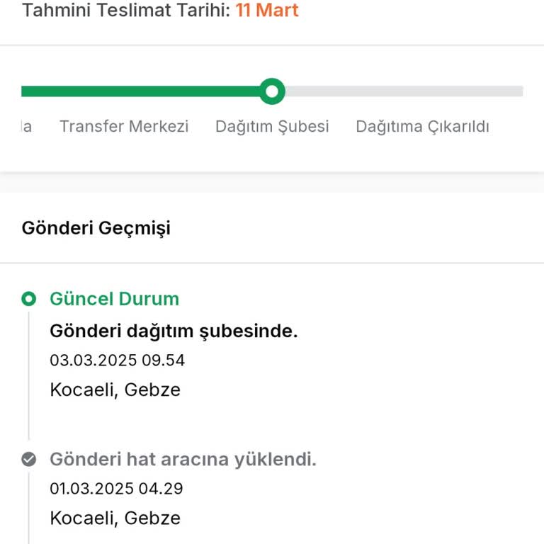 Kargo Teslimatında Gecikme Ve Hatalı Bilgilendirme
