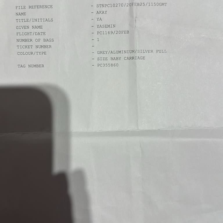 Pegasus Hava Yolları İle Bebek Arabası Kaybı Ve Yetersiz Müşteri Hizmeti