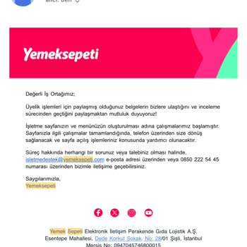 Yemek Sepeti Kayıt Süreci Kabusu