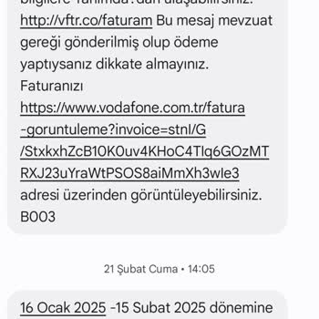 Vodafone Faturasız Hatta Geçişte Ekstra Ücret Şoku