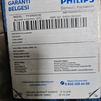 Philips Ütü Servis Sürecinde Yaşanan Sorunlar Ve Mağduriyet