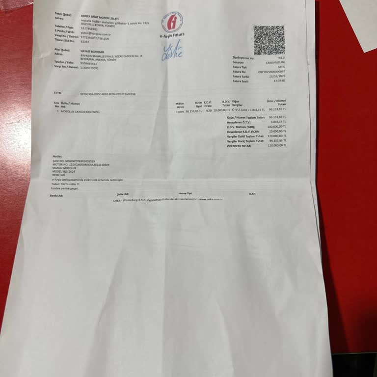 Motolux Kargo 14000 Modelinde Menzil Ve Servis Sorunları