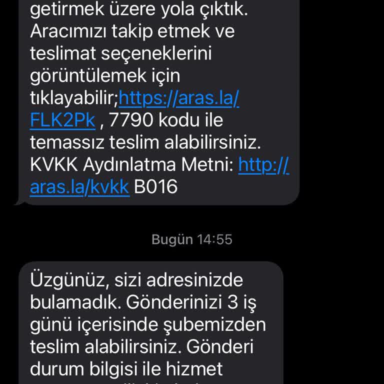 Kamu Kuruluşunda Teslim Edilemeyen Kargo