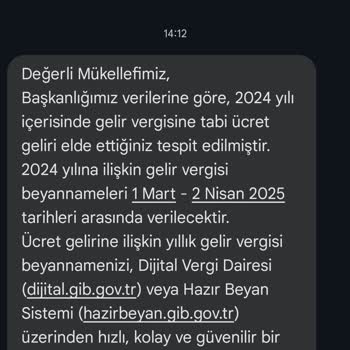 Yanlış Vergi Beyannamesi Bildirimi