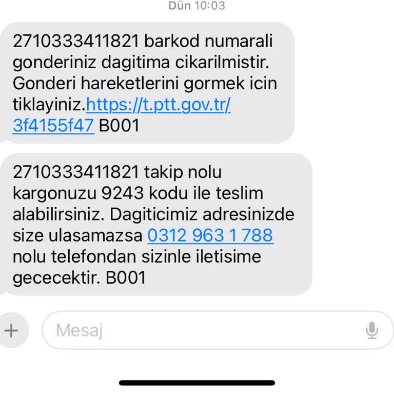 TÜBİTAK PTT Kargo Dergimi Teslim Etmedi ve Yanlış Bilgilendirdi