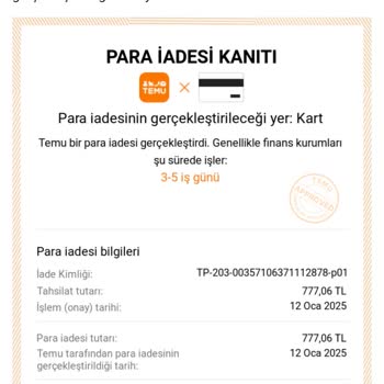 Temu'dan İptal Edilen Siparişin İadesi Neden Gelmedi?