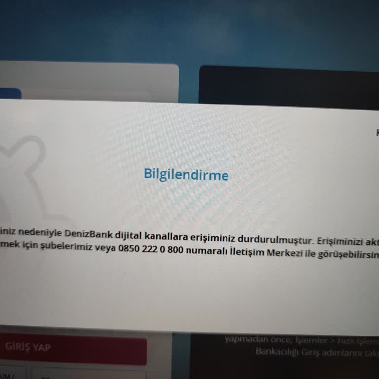 Denizbank Hesap Blokesi Sorunu Ve İletişim Çıkmazı