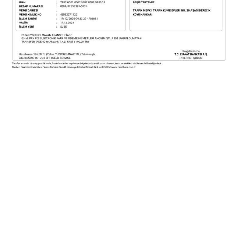 Payfix'te Kayıp Para Ve Ulaşılamayan Müşteri Hizmeti