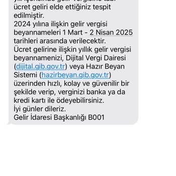 Yanlış Vergi Beyanı Uyarısı