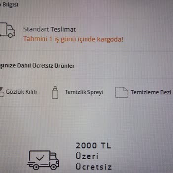 Atasun Optik Eksik Ürün Teslimatı Ve Yanıltıcı Bilgi