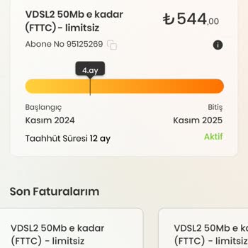 Taahhüt Süresi Dolmadan Fatura Zammı