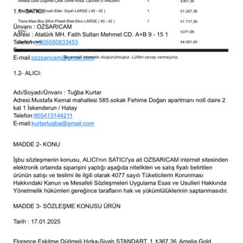 Özsarıcam'dan Sipariş Edilen Ürünler Teslim Edilmiyor: Mağduriyet Ve İade Sorunu