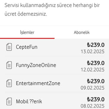 Entertainmentzone Abone Olmadığım Siteler İçin Yüksek Fatura Şoku