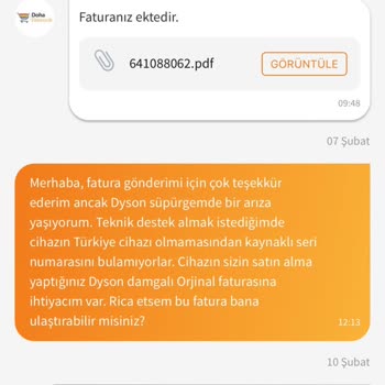 Garanti Sorunu Nedeniyle Dyson Süpürge Kullanılamıyor