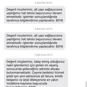 Vodafone Nakil İşlemi Ve Yanıltıcı Bilgilendirme Sorunu