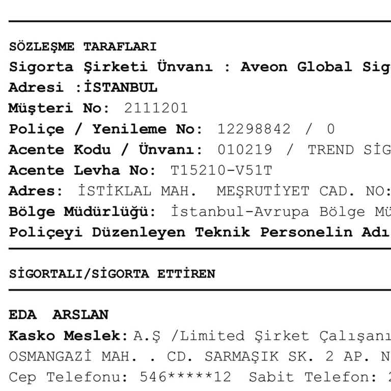 Kasko Sigortası İadesinde Gecikme Ve İletişim Sorunları