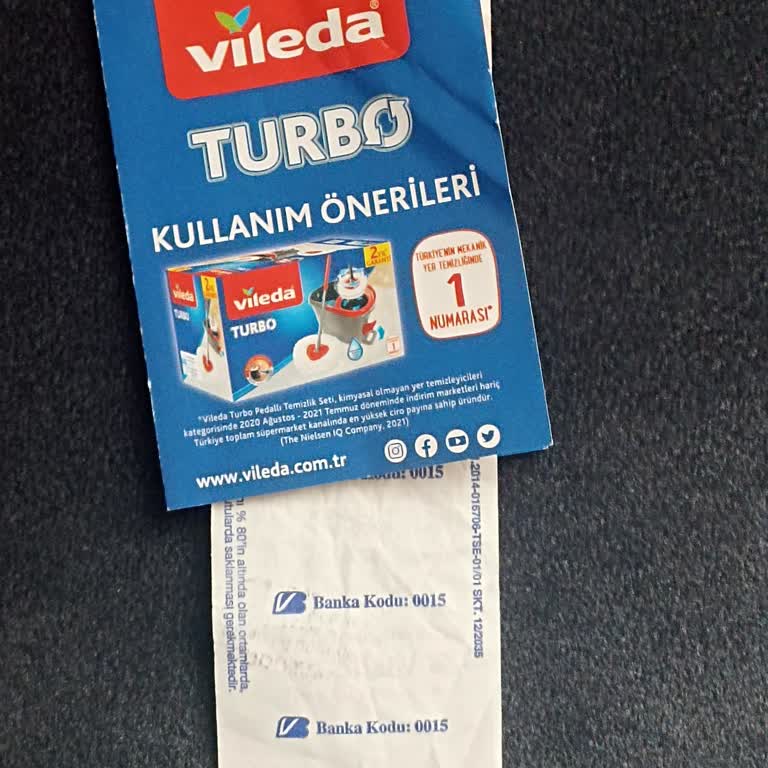 Vileda Ürünümün Garanti Kapsamında Değişimini İstiyorum