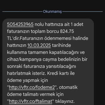 Vodafone'da Haksız Fatura Şoku Ve Çözüm Arayışı