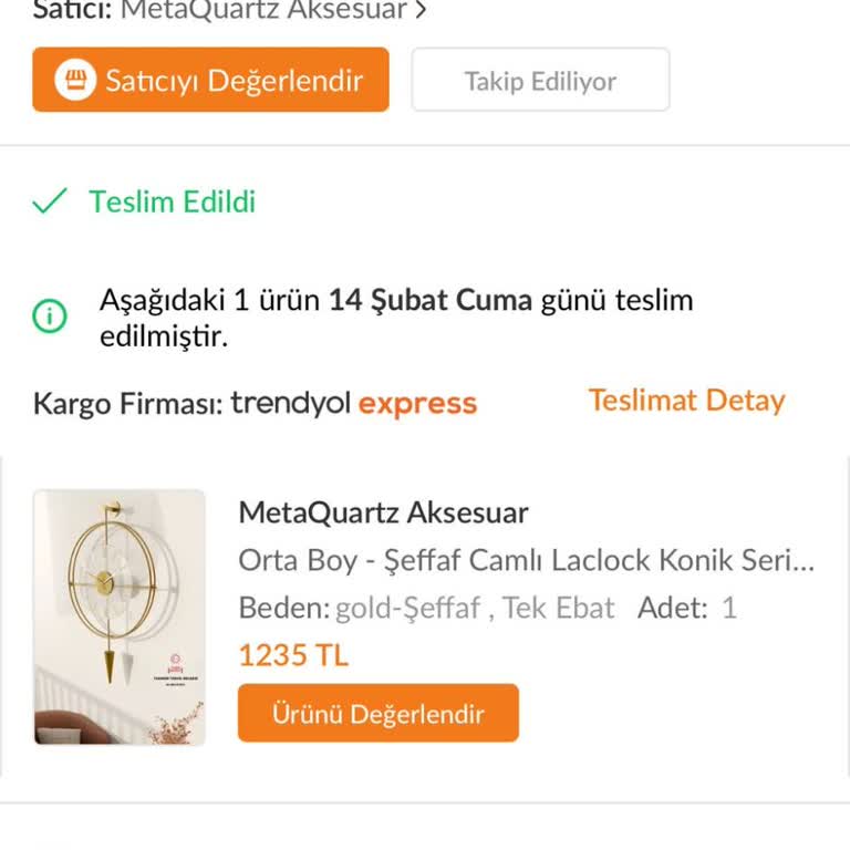 Yanlış Renk Ve İade Sorunu: Metaquartz Aksesuar'dan Memnuniyetsizlik