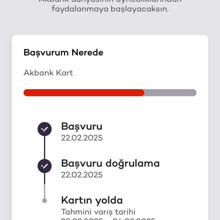 Akbank Kartım Geldi Ama Uygulamada Hala Yolda Görünüyor