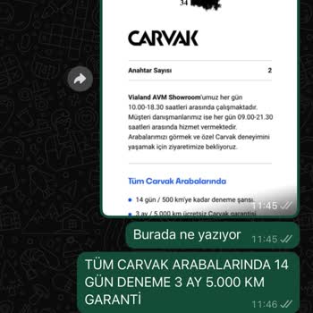 Carvak'ın Garanti Ve Ekspertiz Sorunlarıyla Hayal Kırıklığı