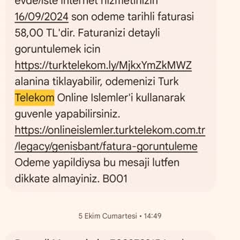 Türk Telekom'un Bitmek Bilmeyen Fatura Sorunları Ve Müşteri Mağduriyeti