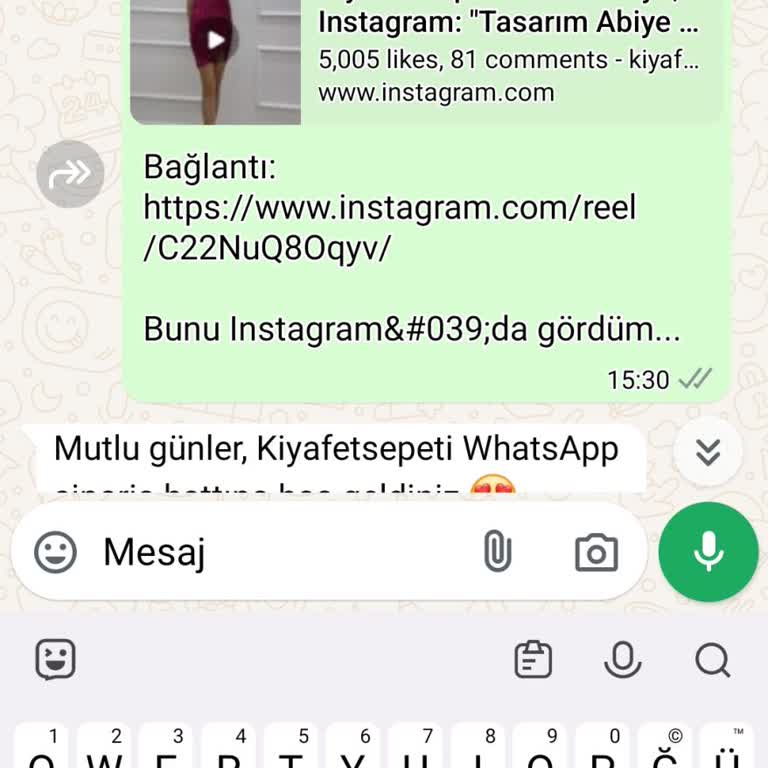 Kiyafet Sepeti Abendkleid Bestellung vom 21. Juni 2024, kein Produkt, Keine Rückerstattung