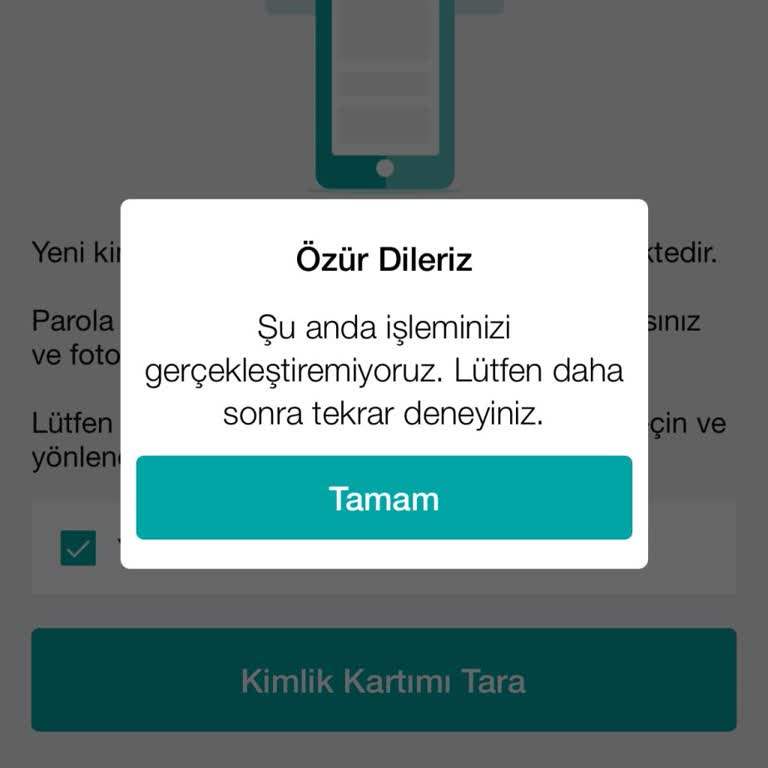 Kimlik Numaramı Tanımayan Banka Sistemi