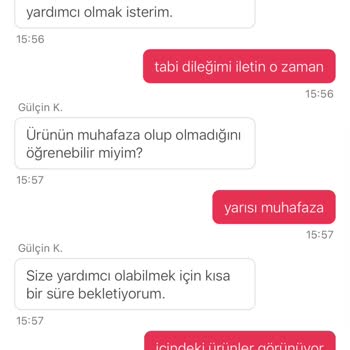 Komagene'den Yanlış Sipariş Ve Yetersiz Telafi