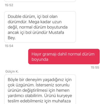 Komagene'den Yanlış Sipariş Ve Yetersiz Telafi