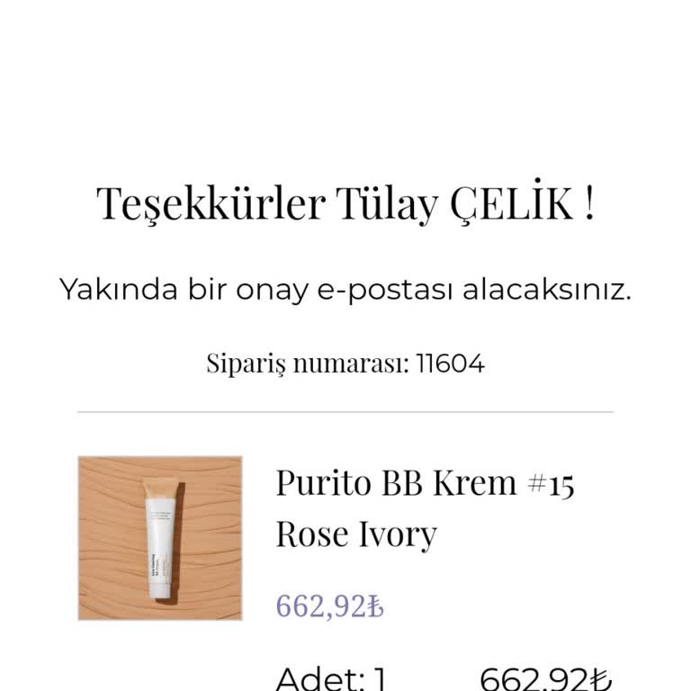 Sipariş Verildi, Ne Ürün Var Ne İletişim!