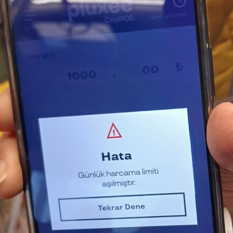 Sodexo Pluxe Günlük Limit Sorunu: Alışverişte Engeller