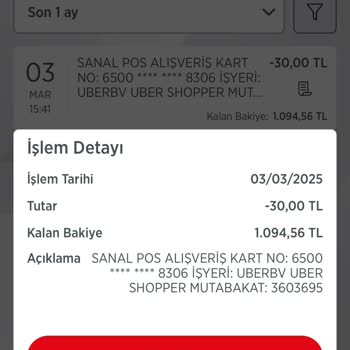 Kartımdan İzinsiz Çekilen Ücret Ve Güvenlik Endişesi