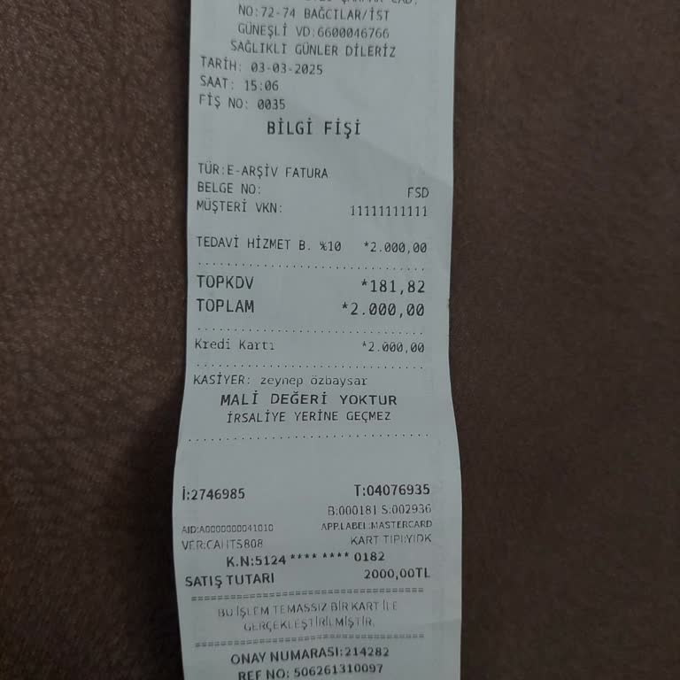 Erdem Hastanesi'nde Muayene Ücreti Karmaşası