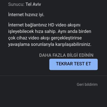İnternet Hızında Sözleşmeye Uymayan Düşük Performans