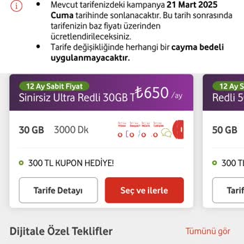 Vodafone'da Adaletsiz Ve Yüksek Fiyatlandırma Sorunu