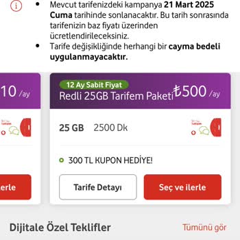 Vodafone'da Adaletsiz Ve Yüksek Fiyatlandırma Sorunu