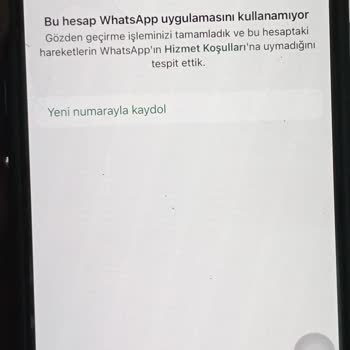 WhatsApp Hesabım Güvenlik Açıkları Nedeniyle Kapatıldı