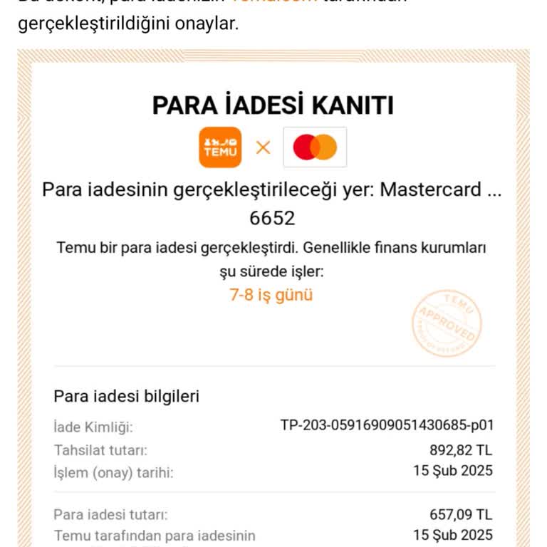 Temu Para İade Sürecinde Yaşanan Gecikme Ve İletişim Sorunları