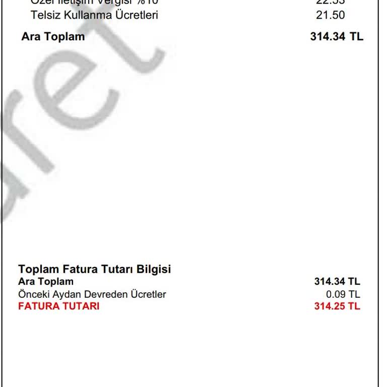 Haksız Vergi Talebi Ve Fatura Sorunu