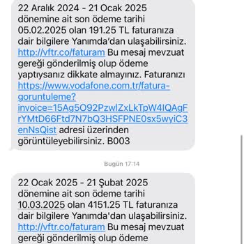 Vodafone Faturasında Haksız 3780 TL Kesinti