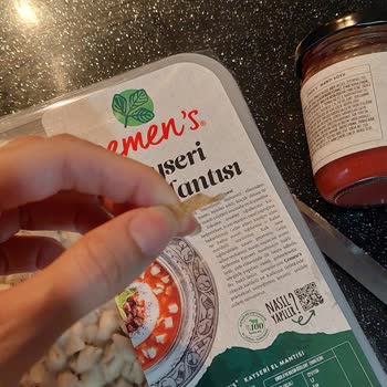 Kayseri Mantısında Plastik Şoku