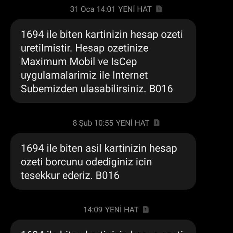 Hesap Kapatma Sonrası Sürekli Borç Bildirimi