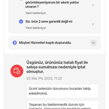 Yanlış Fiyatlandırma Mağduriyeti: İptal Edilen Sipariş Ve İade Edilmeyen Para