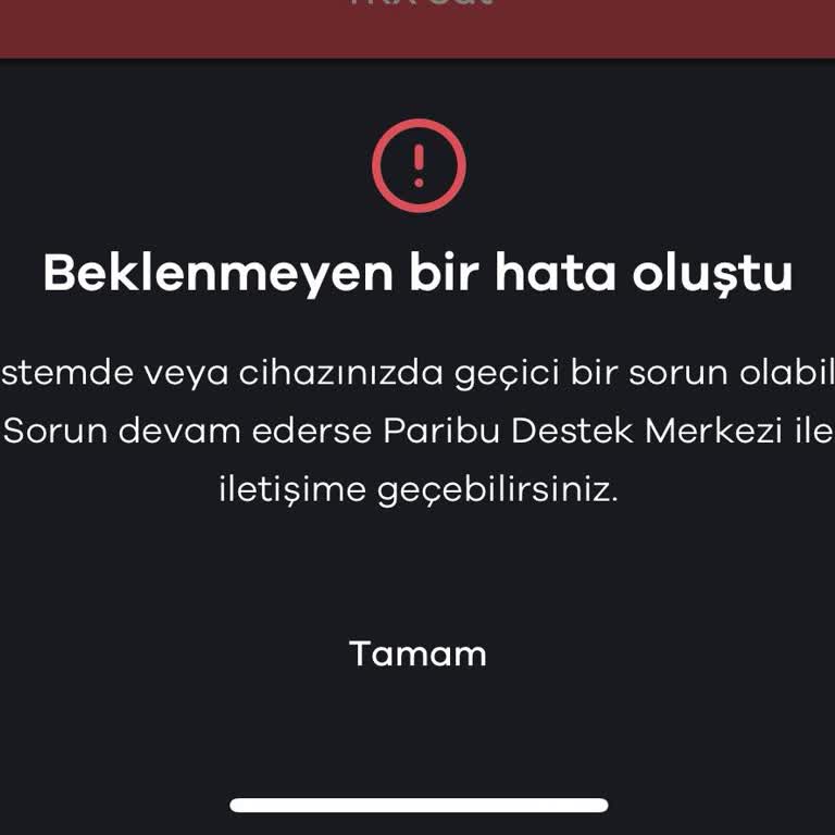 Paribu'da Para Çekme Sorunu Ve Yetersiz Destek Hizmeti