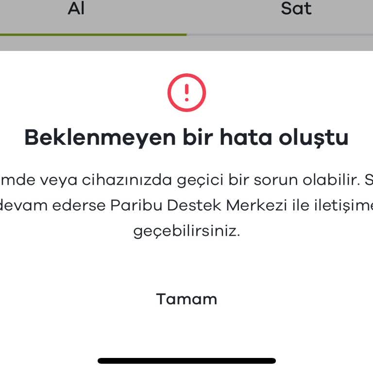 Paribu'da İşlem Hatası Ve Yetersiz Müşteri Hizmeti