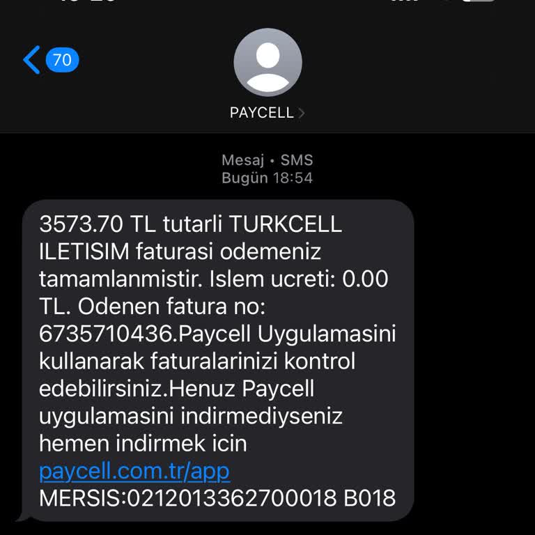 Yanlış Fatura Ödemesi Ve Yetkisiz Paycell Hesapları Hakkında Acil Yardım Talebi